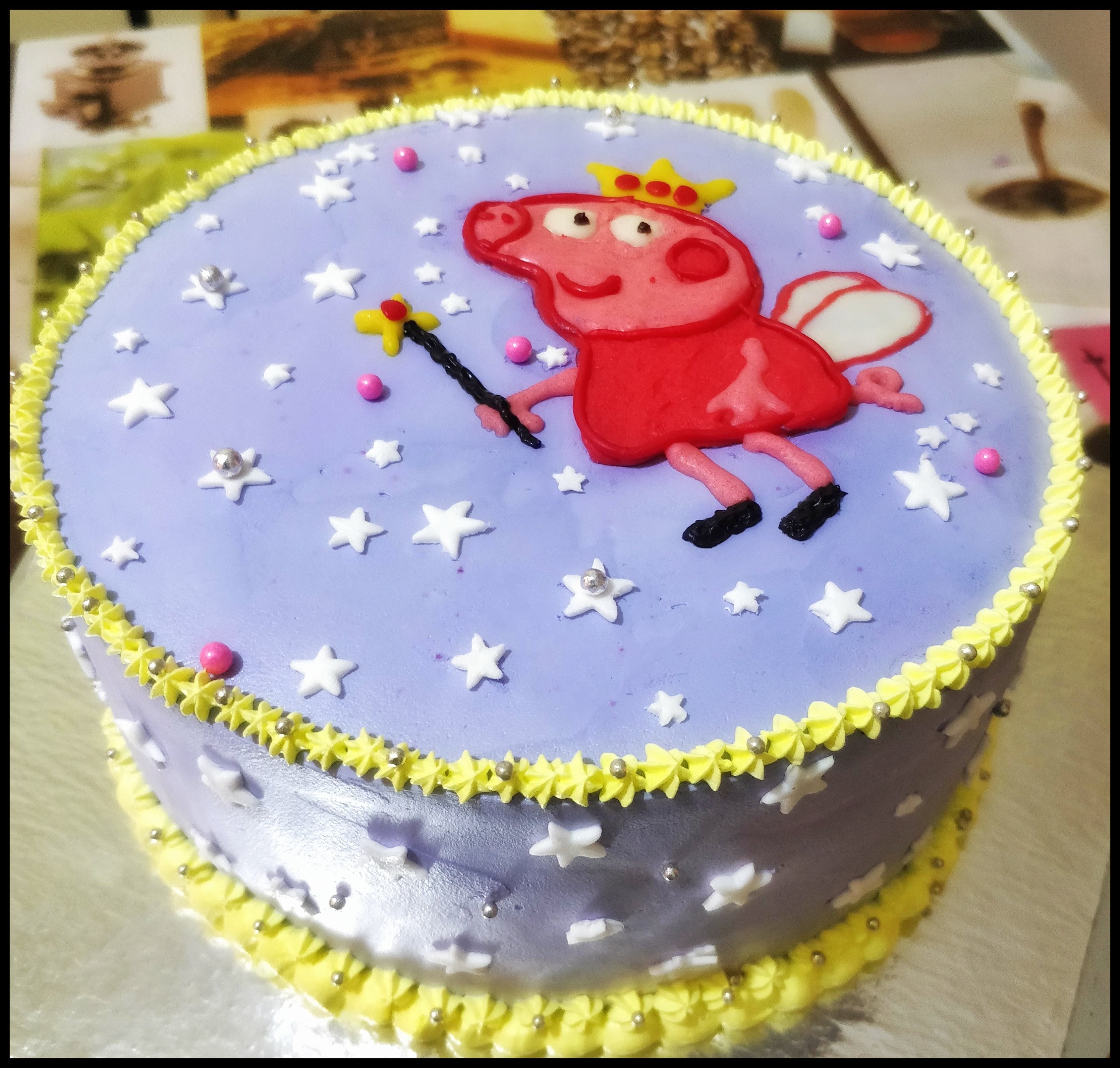 2 tier Peppa Pig Birthday cake - Karen's Cakes