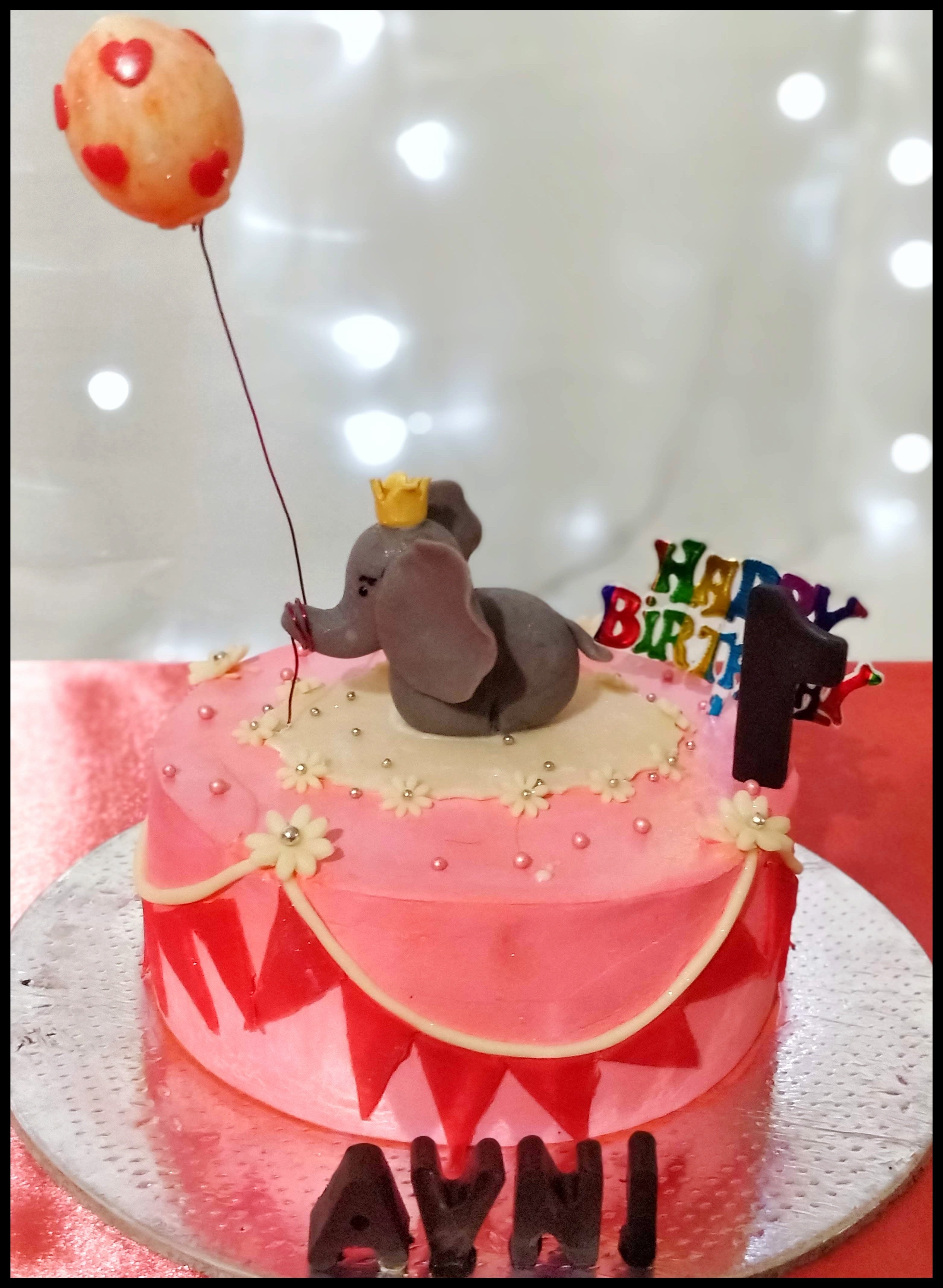 Elephant edible cake topper image muffin party decoration birthday new gift  | eBay