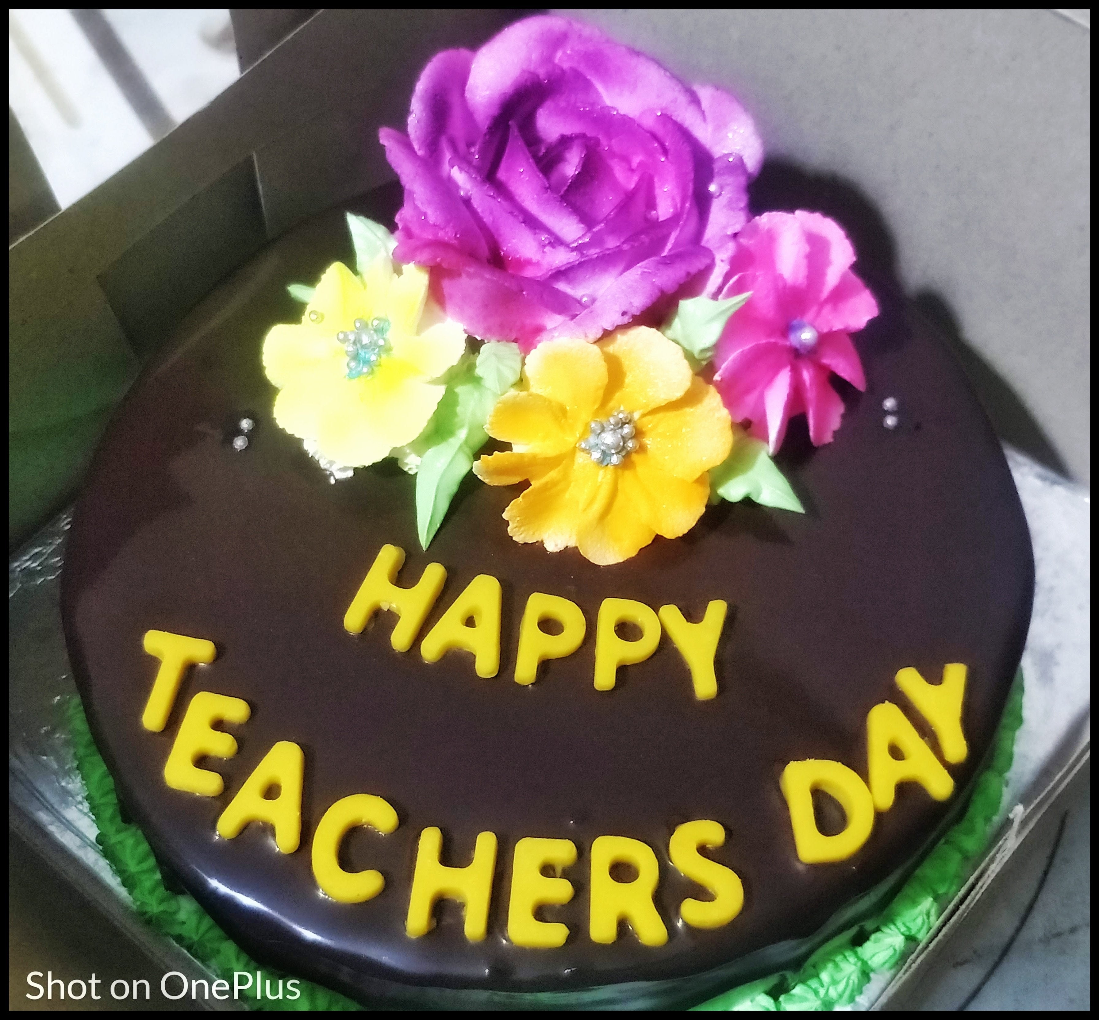 Teacher's Day Special Cake - Chocolaparis